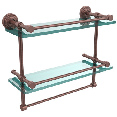 Étagère 2 pièces avec barre à serviettes Beresford
