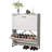 16 Pair Shoe Storage with 2 Smooth Flip Draws and Adjustable shelves，Farmhouse multi-Functional Shoe Cabinet  for Entryway, Narrow Space-1787643033
