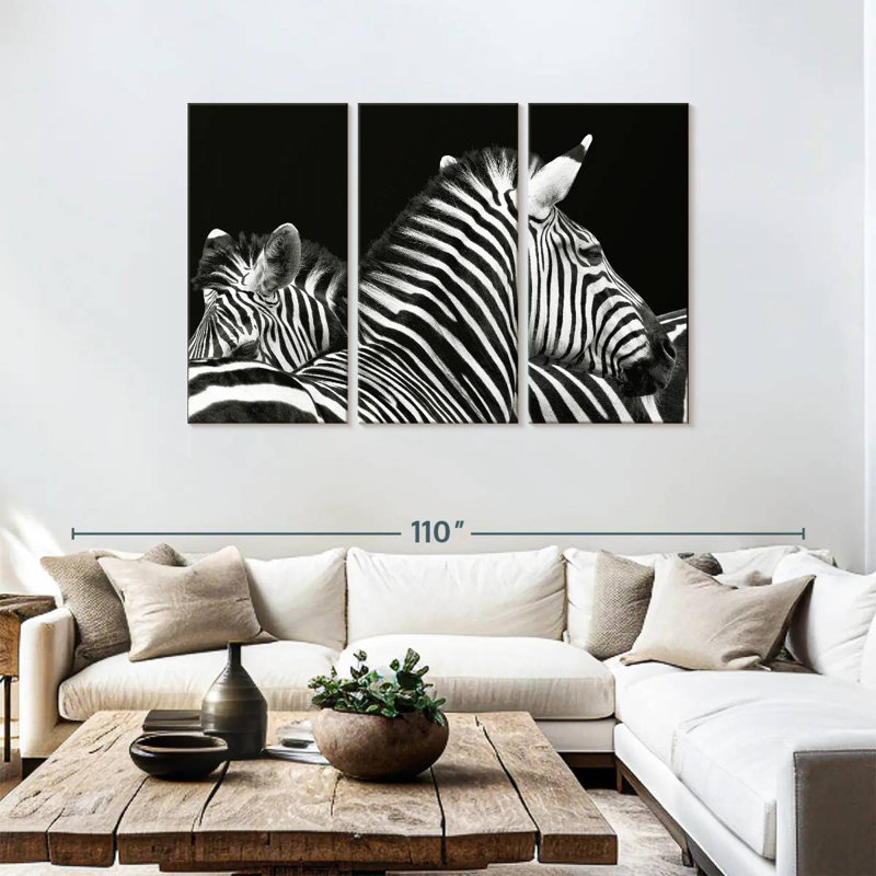Zebra Stripes Pattern V, 48" H x 74" W
