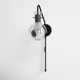 Luke Single Light Glass Dimmable Armed Sconce