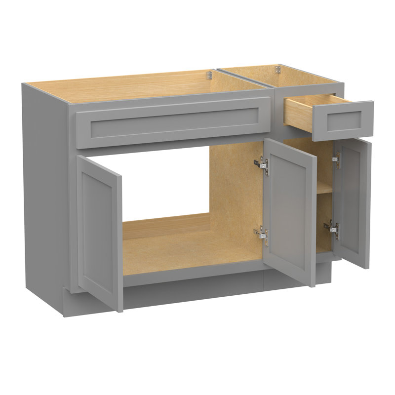 45'' Single Bathroom Vanity Base Only, Gray