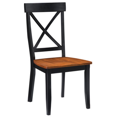 Standridge Solid Wood Cross Back Side Chair by August Grove