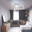 Ivy Bronx 1-Light 54.5cm LED Integrated Flush Mount