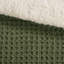 Ensemble d'édredon simple en chenille tricotée gaufrée