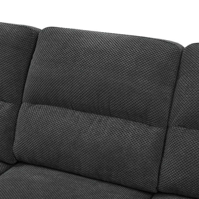 Canapé 3 places, Dark Grey Fabric