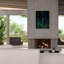 «Deep Green» par Design Fabrikken - peinture sur toile tendue
