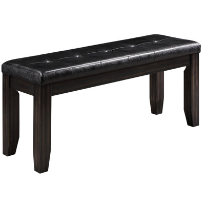 Banc polyvalent avec revêtement noir pour une polyvalence moderne et une détente dans le salon