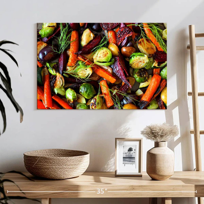Légumes rôtis d'automne, H 16 po x l 24 po