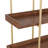 Raines Martha Stewart Emmett 3 Shelf Storage Display Unit Bookcase with Metal Frame-89798271
