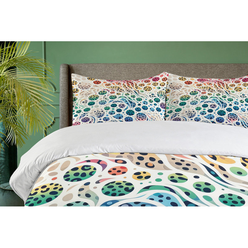 Leopard Print Duvet Cover, King Duvet Cover + 2 Standard Shams