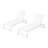 MYERS CHAISE LOUNGE WHITE DECK CHAIR