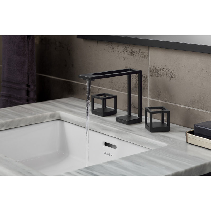Grid Sink Faucet, Cube Handles