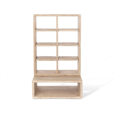 Park Hill Collection Whitewash Countertop Candle Cabinet