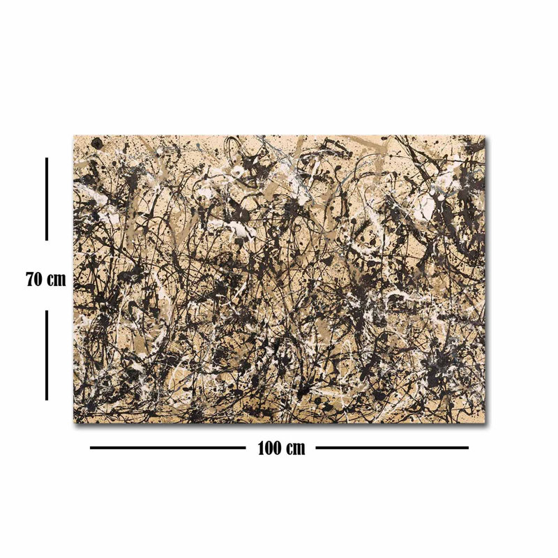 By Jackson Pollock - Wrapped Canvas Painting