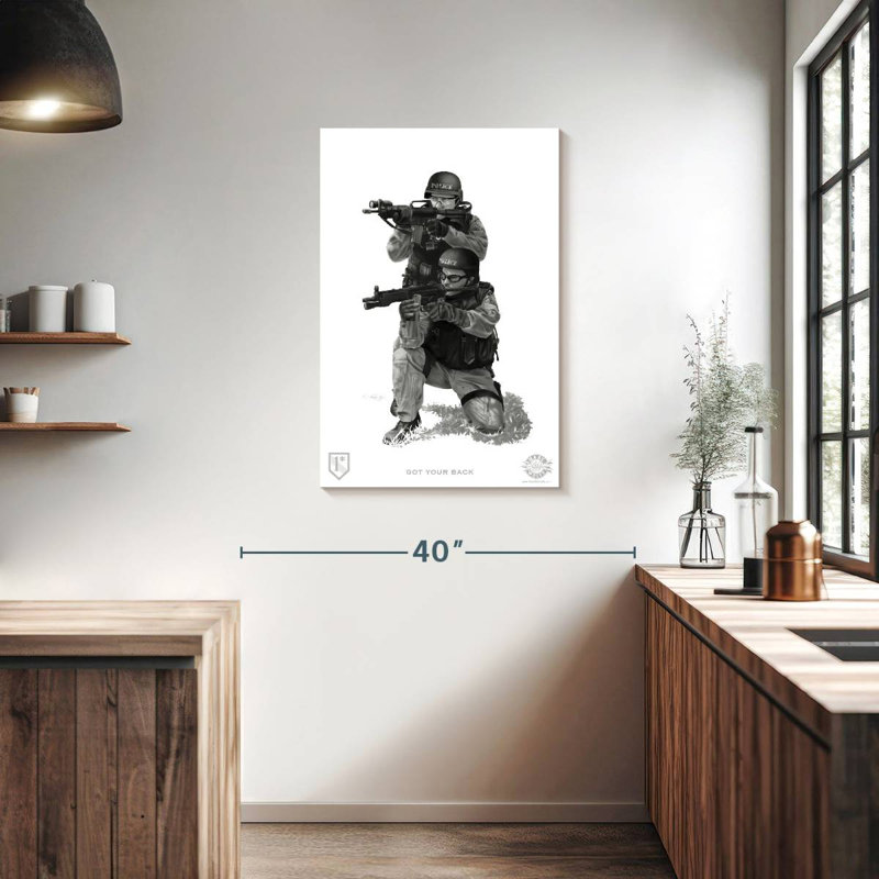 Got Your Back, 36" H x 24" W
