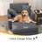 41‘’W Corduroy Chaise Lounge Sofa Upholstered Oversized Chair with Ottoman-1785721114