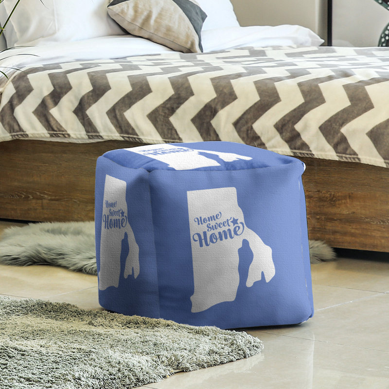 Repose-pieds à cubes providence the home, bleu