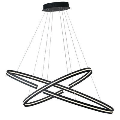 Sonoita 1 - Light Geometric LED Chandelier