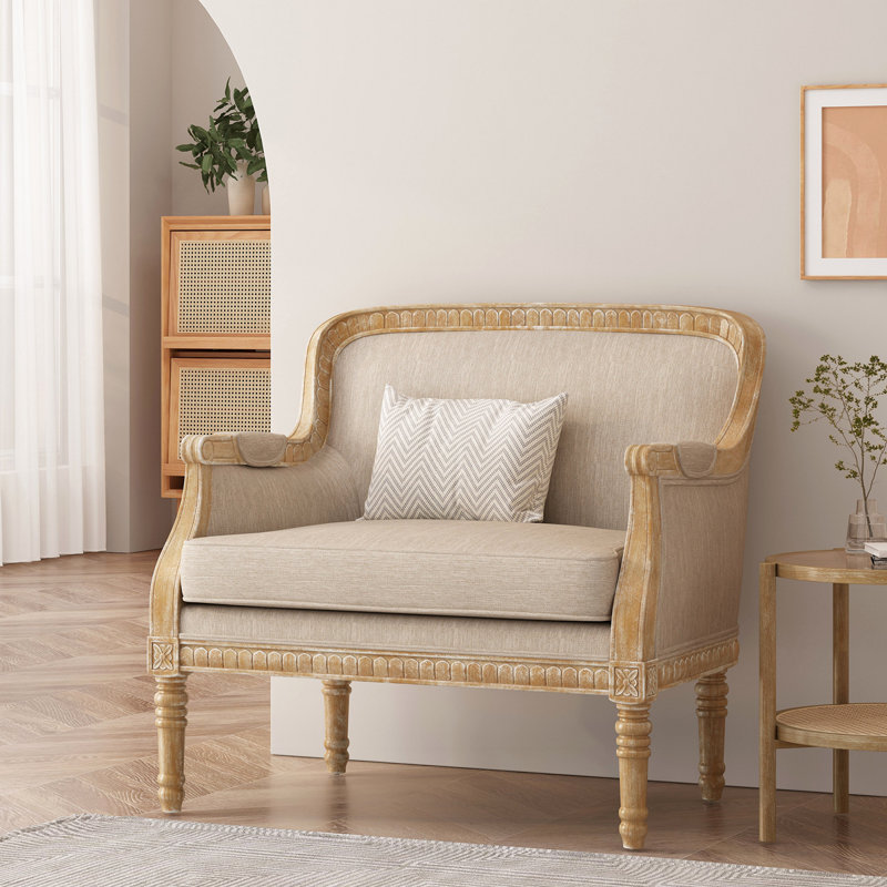 Fauteuil club, Beige brun