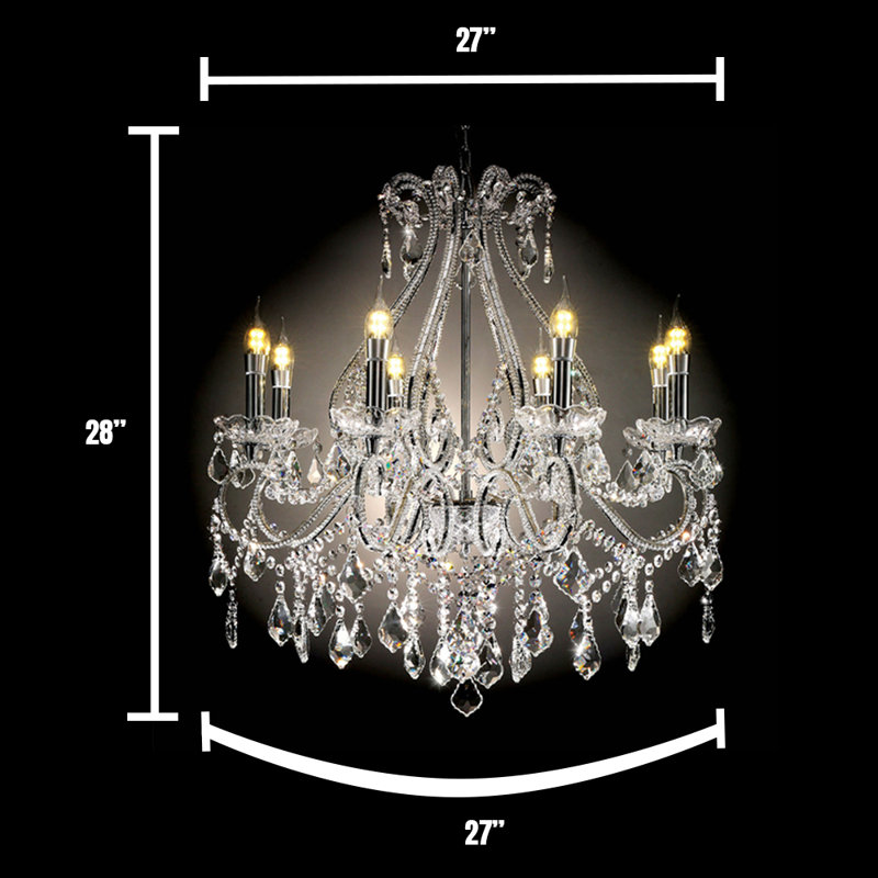 Lustre empire de style bougie Teller