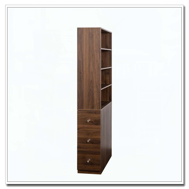 Bibliothèque en bois, Noyer