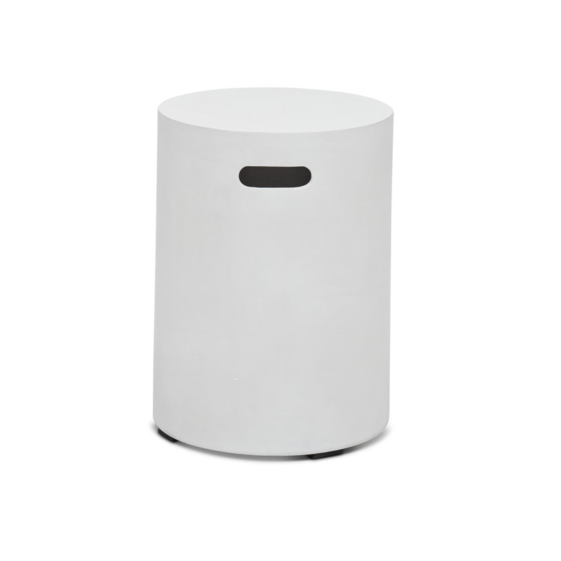 Mixx Cylinder Stool, Ivory