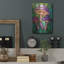  «Stain Glass Mushroom» par Rich Monet, art mural en métal, 12 po x 16 po-2073384165