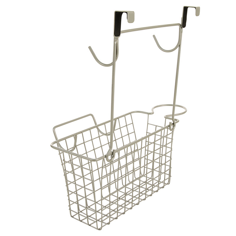 Grid Over The Cabinet Hair Tool Holder, Satin Nickel