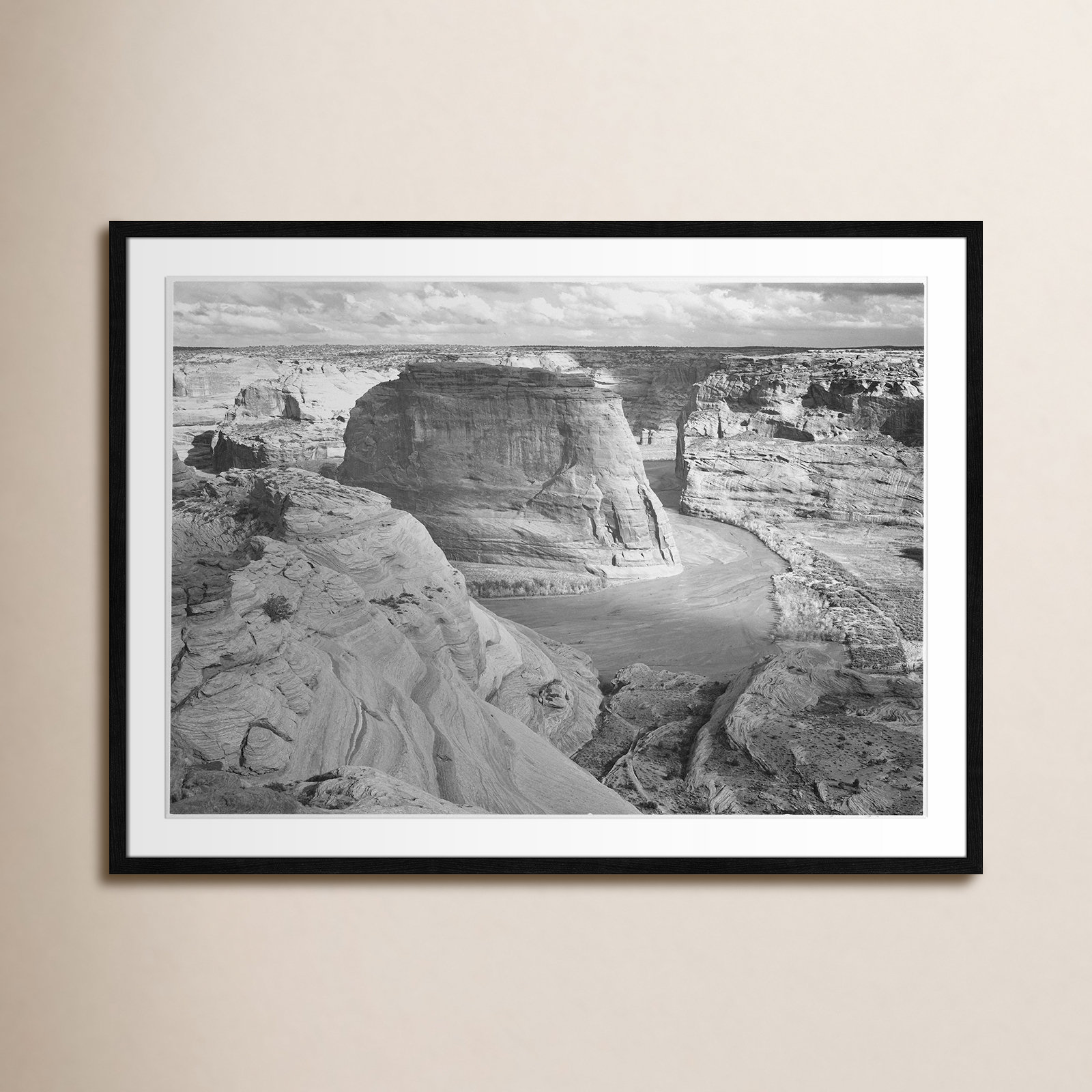 Canyon De Chelly Arizona 2 by Adams, Black, 25.5" H x 35.5" W x 0.75" D