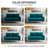 Dotson 58" Velvet Round Arm Sofa Loveseat-1233094834