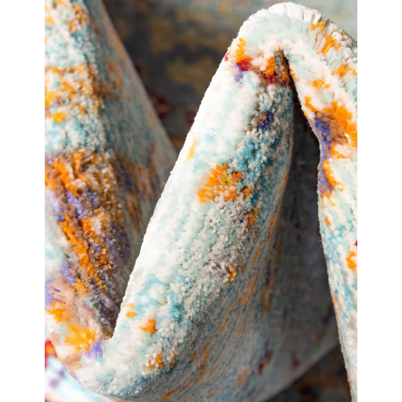 Maggie Oriental Indoor Rug, Round 4'