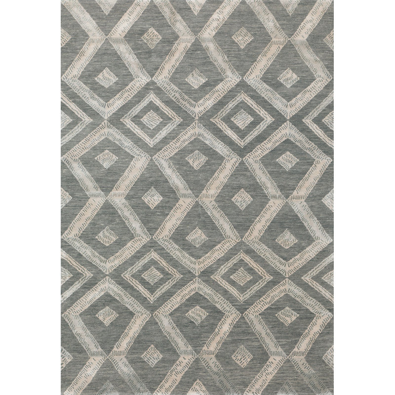 Contemporary Geometric Area Rug, Rectangle 12' x 16'