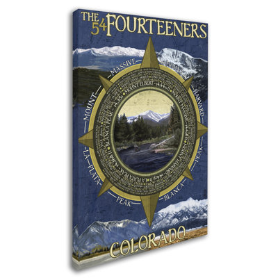 Publicité rétro sur toile Kadey «Colorado»