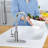 Pull Down Single Handle Kitchen Faucet With Deck Plate, Handles and Supply Lines-86502924