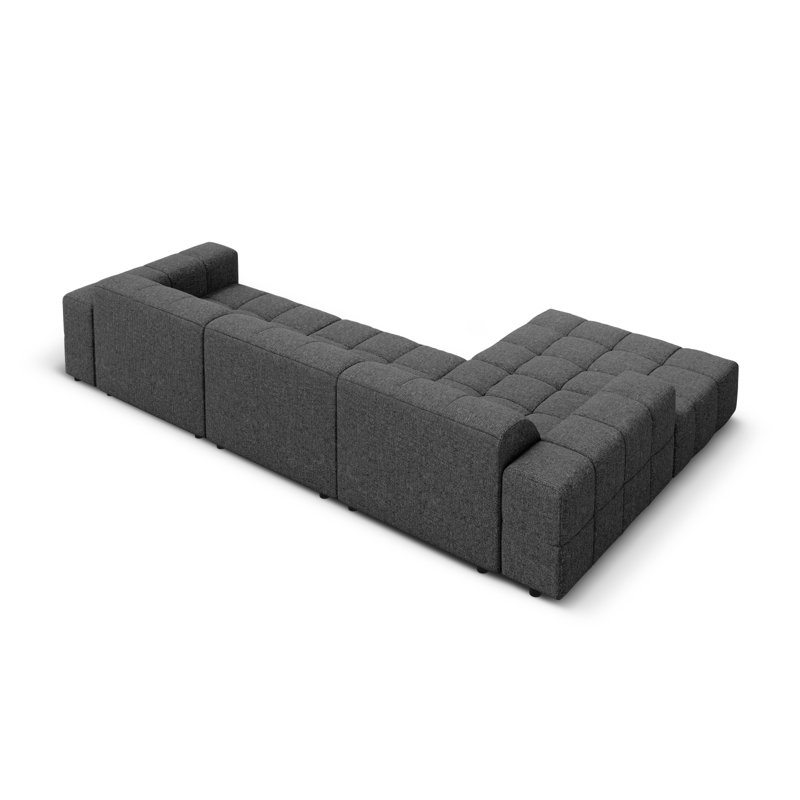 Chicago 4 Seater Corner Sofa, Left Hand Facing, Dark Grey