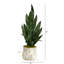 Plante artificielle 27 po en pot