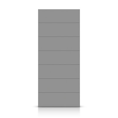 Hollow Paneled Painted without Installation Hardware Kit Slab Door