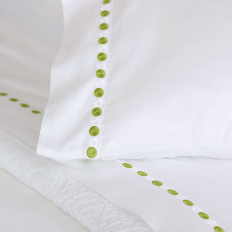 Tivoli Lime Pillow Case, King Pillowcase