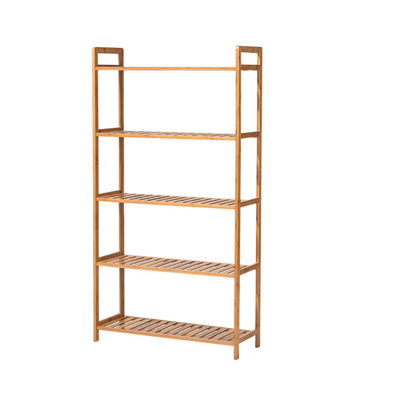 Audriel Bamboo Bookcase, (5 Shelves) 128cm H x 68cm W x 25cm D