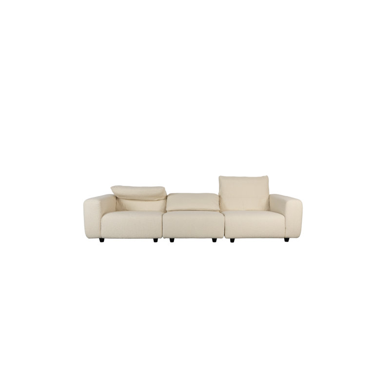 Wings Sofa, White Polyester Blend