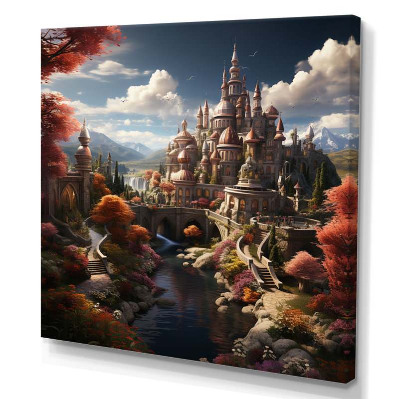 Fantasy Fantasy Realms Follow - impression, H 24 po x l 24 po x P 1 po, Toile tendue
