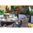 Artherine 6 - Person Patio Dining Set Umbrella Hole Included Round Table with Cushions Included-1834966843