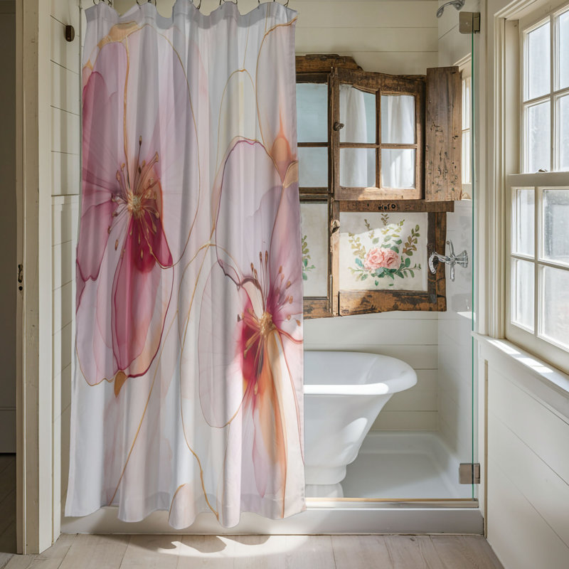 Marihan Shower Curtain, 74"H x 71"W
