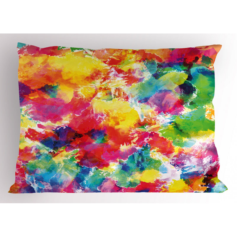 Polyester Abstract Sham Set, Twin