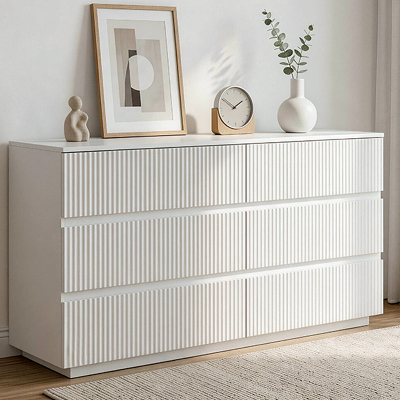 Commode thermoformée 55 po, Blanc