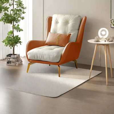 Ergonomic metal-framed leisure chair