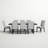 Donny Extendable Dining Set-1402320170-1469629899
