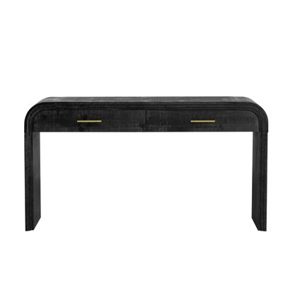 Unique Retro Silhouette Console Table With Open Style, Two Top Drawers For Versatile Use In Any Room by Dakota Fields