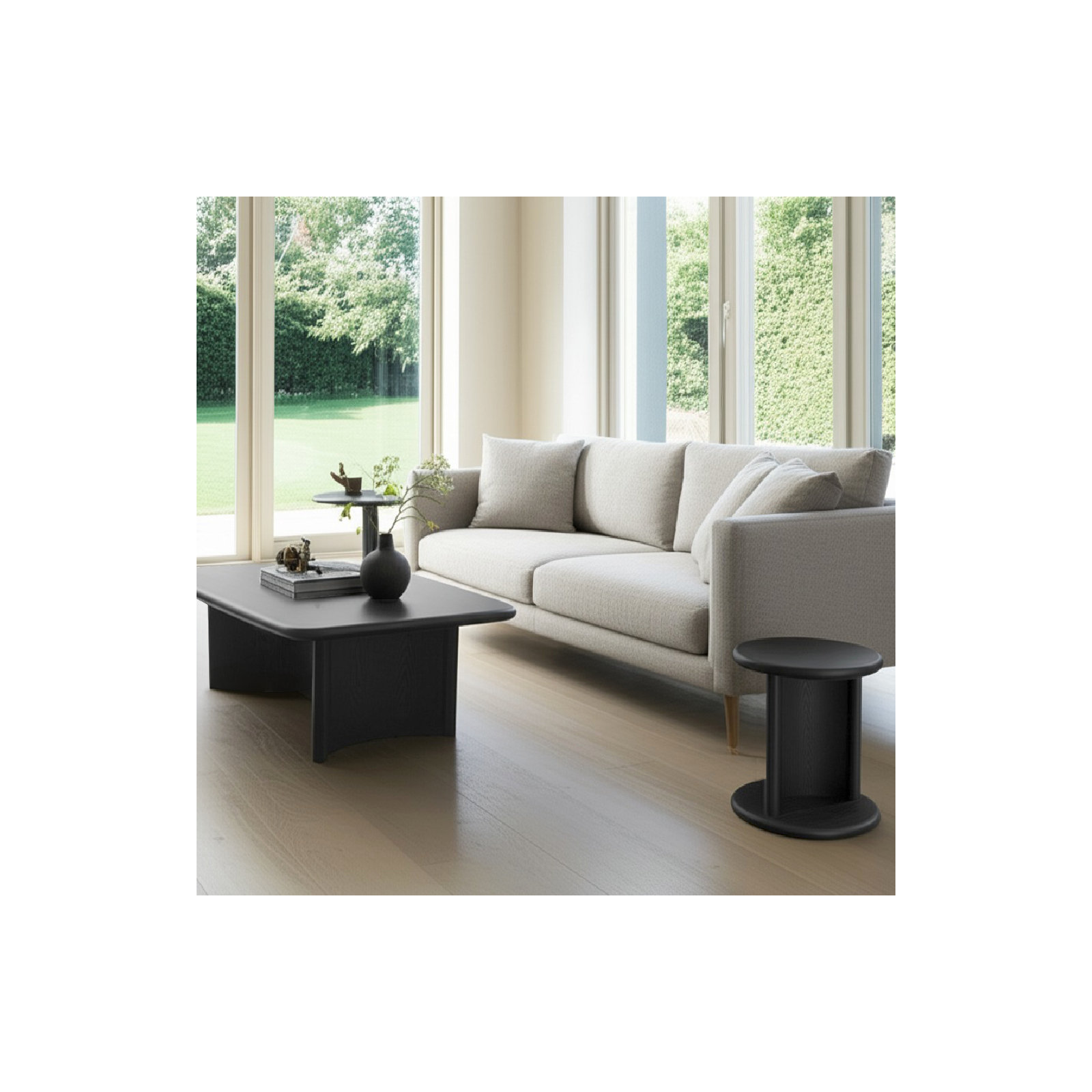 Circa Coffee Table, Black