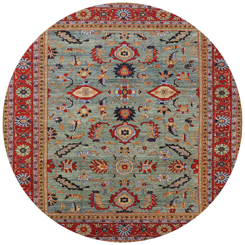 Oriental Indoor Rug, Round 6'